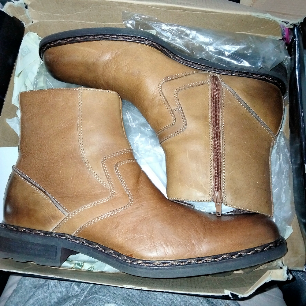 Men’s leather zip ankle boots - 11/12